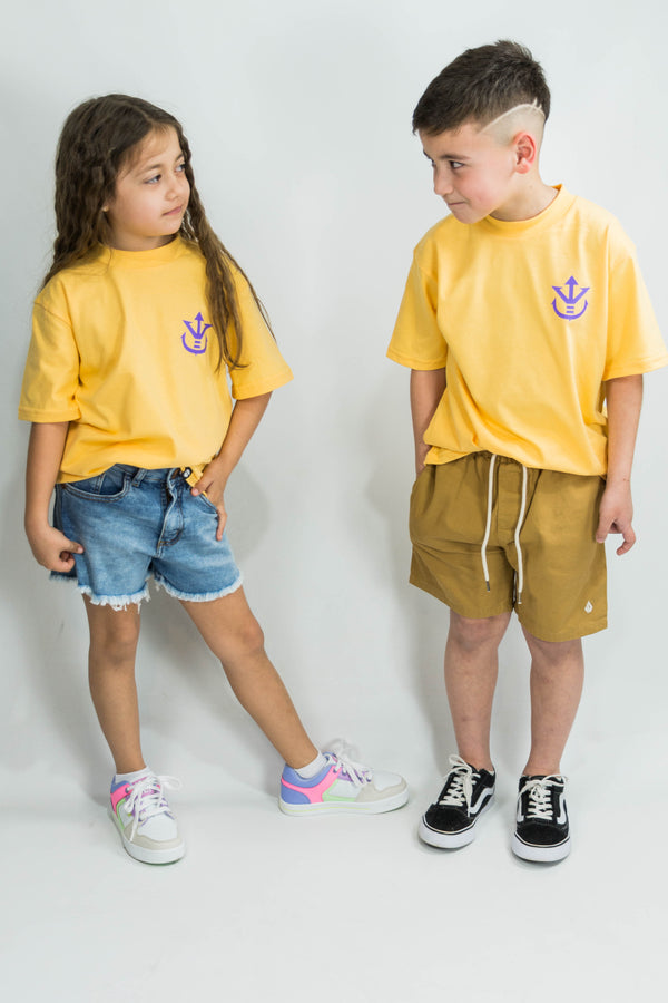 Remera Ocn Kids Tributo Orange Rosa 198(Dragon Ball Z) VEGETA