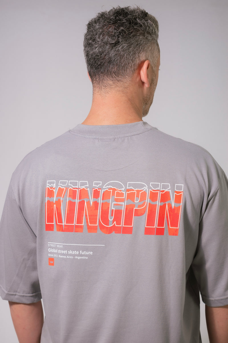 Remera Kingpin H Relax Gris Medio Y4