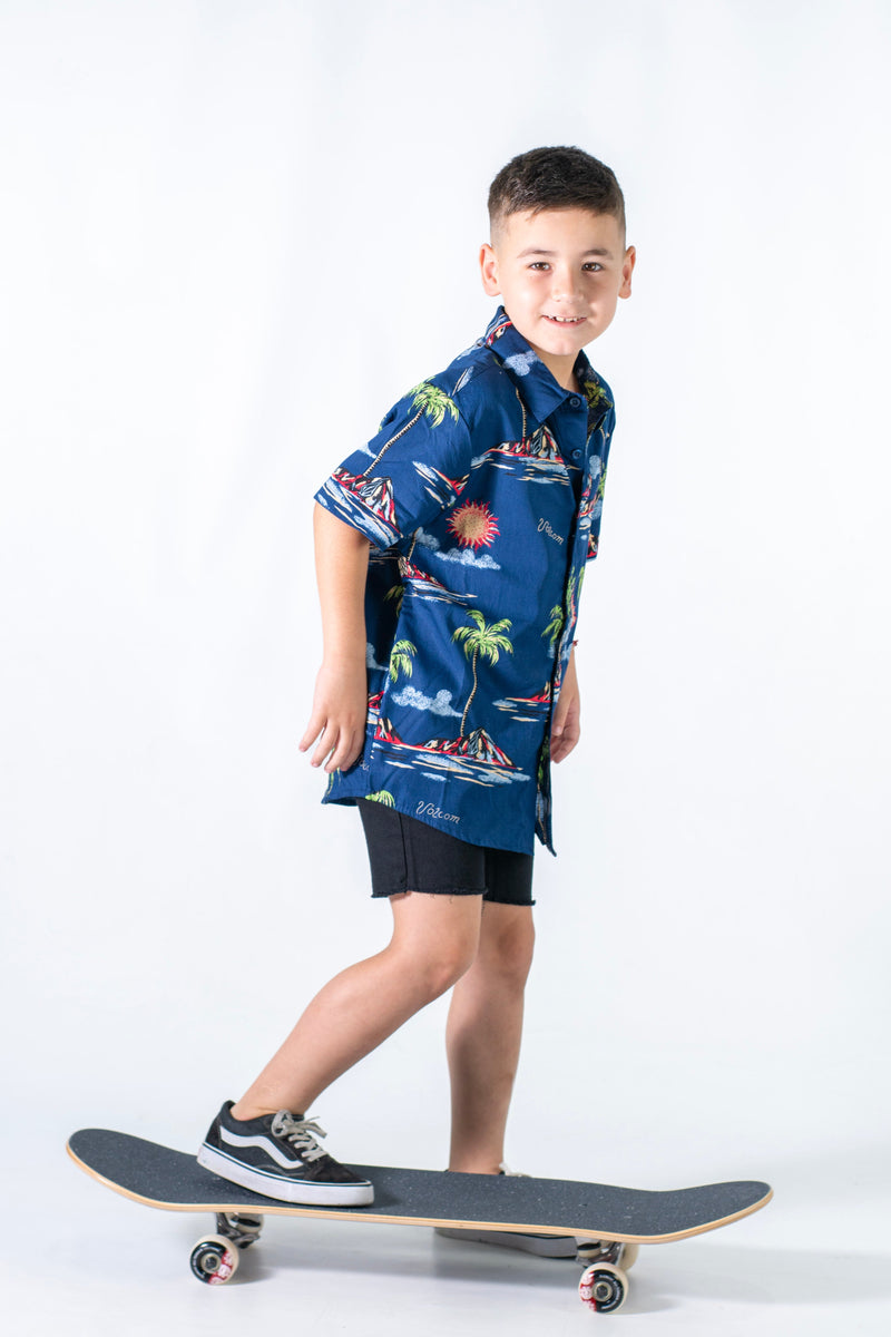 Camisa Volcom KIDS MC ISLAND TIME