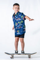 Camisa Volcom Kids MC ISLAND TIME