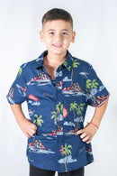 Camisa Volcom Kids MC ISLAND TIME