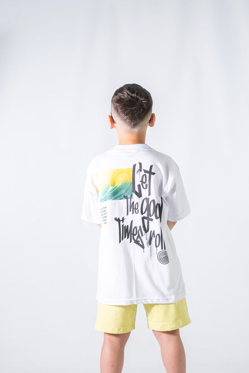 Remera Ocn Kids Vandals Blanco 274