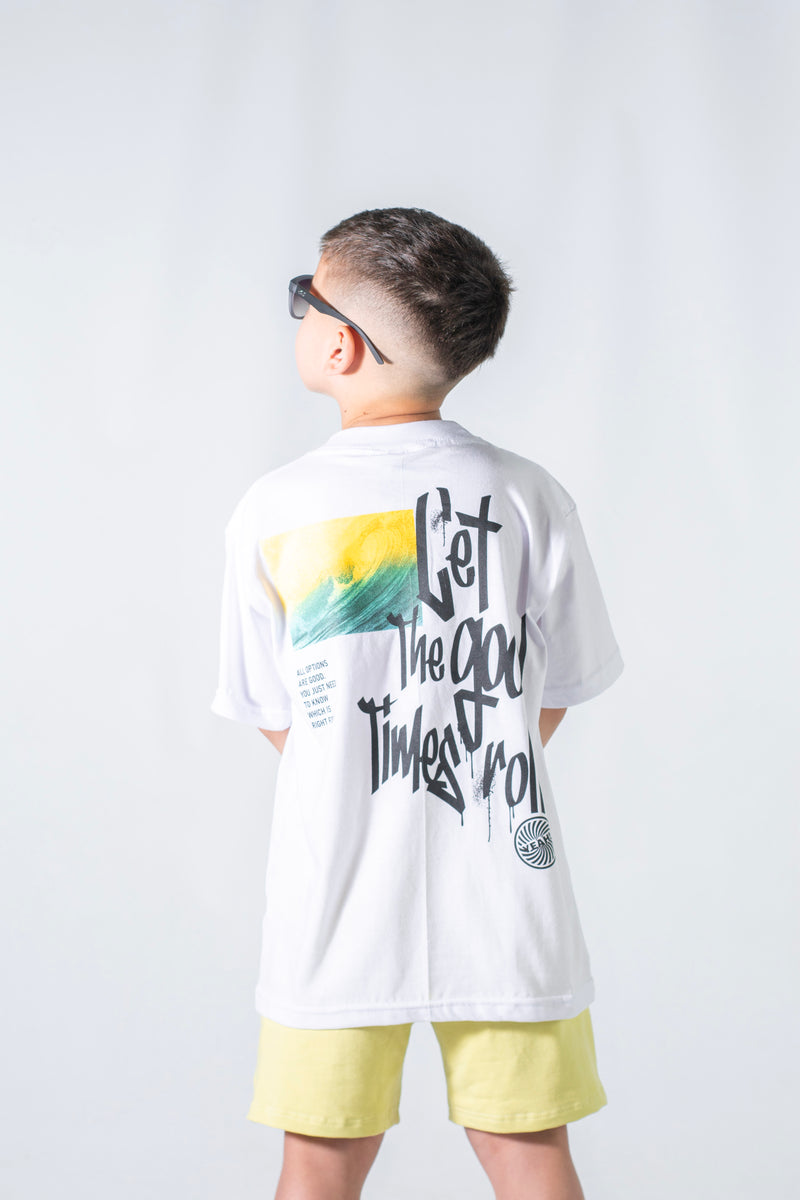 Remera Ocn Kids Vandals Blanco 274