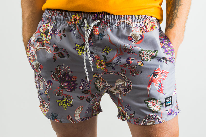 Short de baño Ocn Hombre Tenerife St 14 Gris