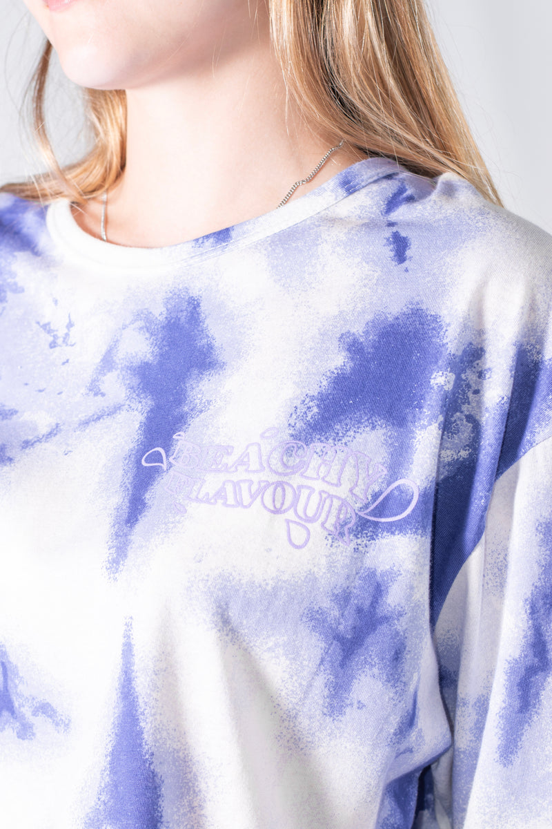 Remera Mujer Ocn Relaxed Dye Violette