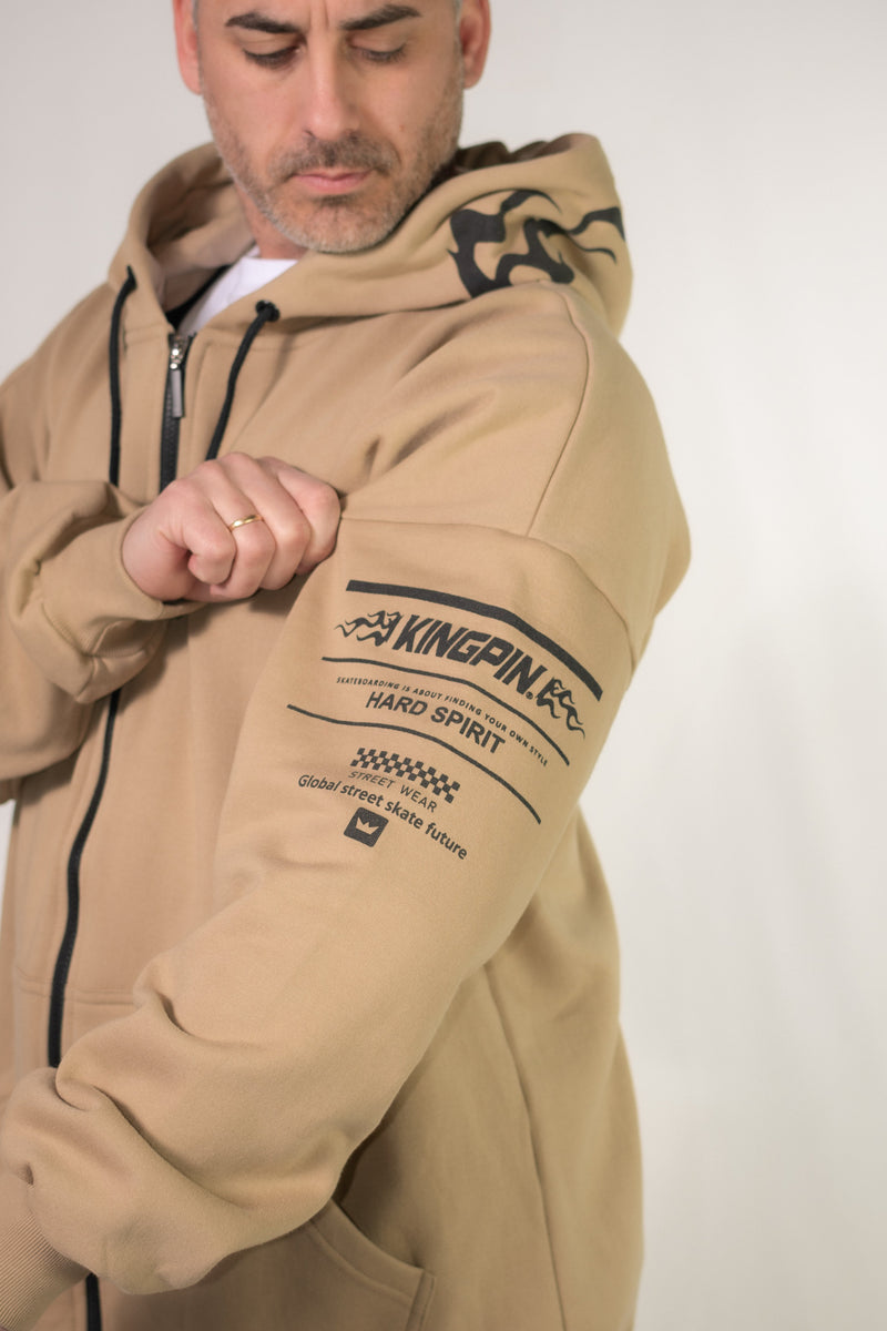 Campera Kingpin H Oversize Beige Y9