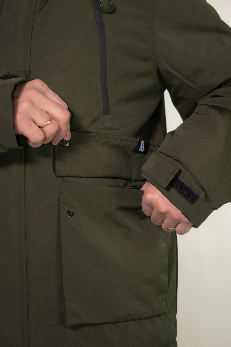 Campera Kingpin H Parka Militar Verde