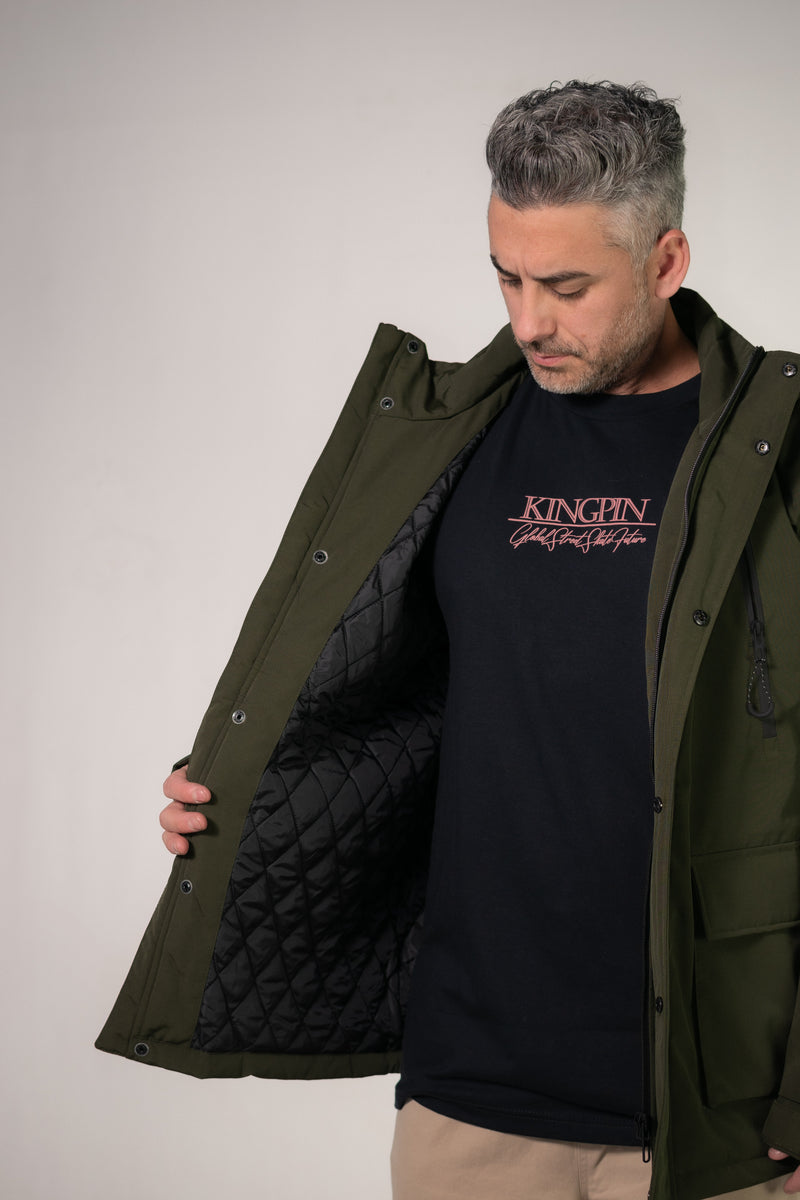 Campera Kingpin H Parka Militar Verde