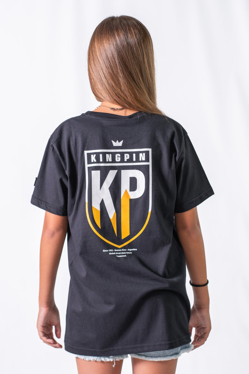 Remera KIDS Kingpin Dis 313 Negro 👑