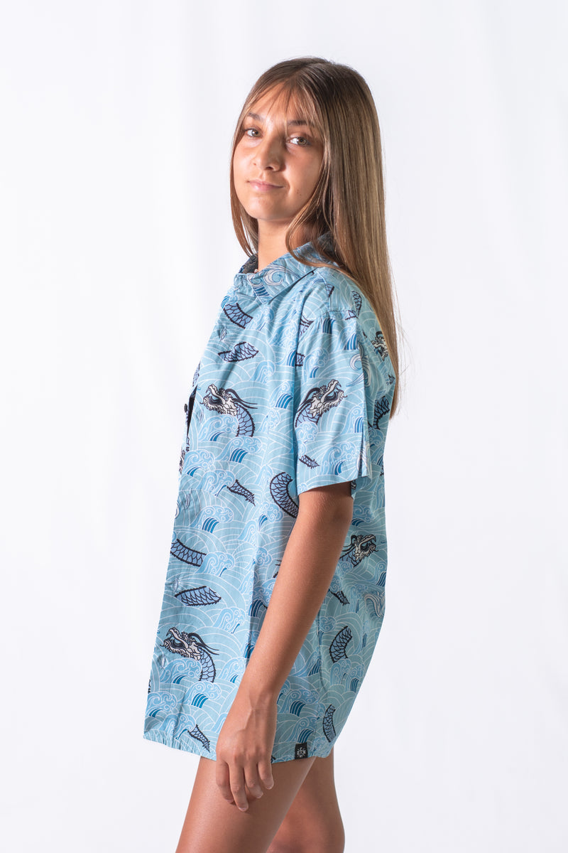 Camisa KIDS Ocn H Marigot Dragones Celestes