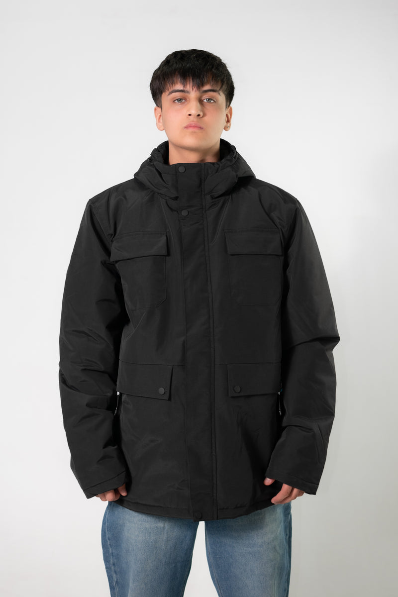 Campera H Parka King Of Art Negro