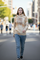 Buzo Roxy Over Take Your Place Beige