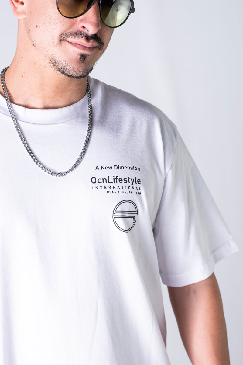 Remera Hombre Ocn Premium Blanco E5