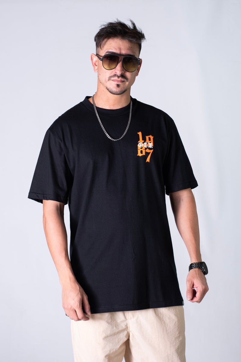 Remera Hombre Ocn Premium Negro E3