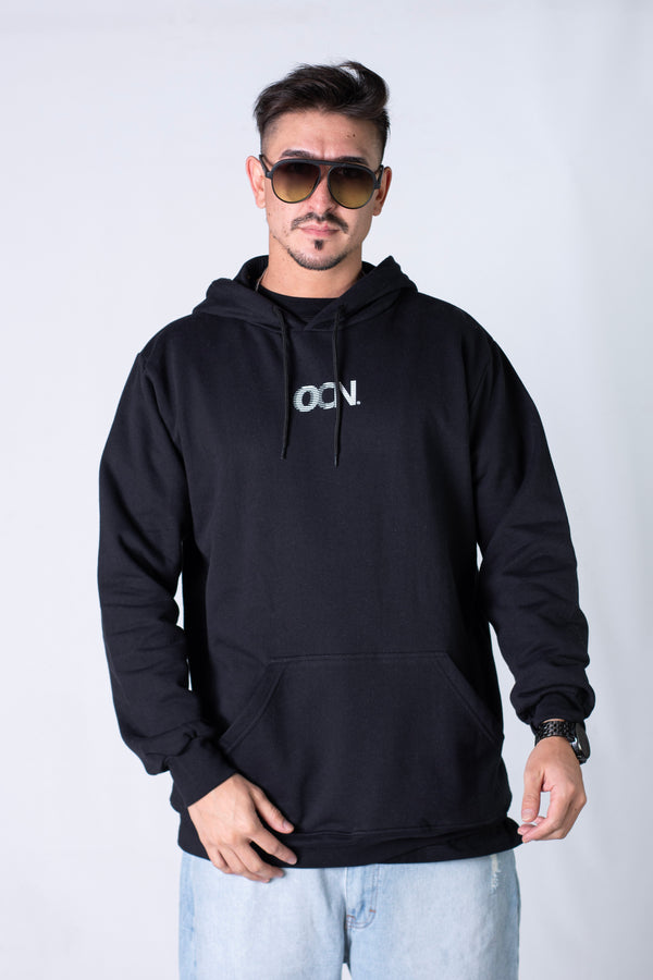 Buzo Ocn H Canguro Original Negro L2