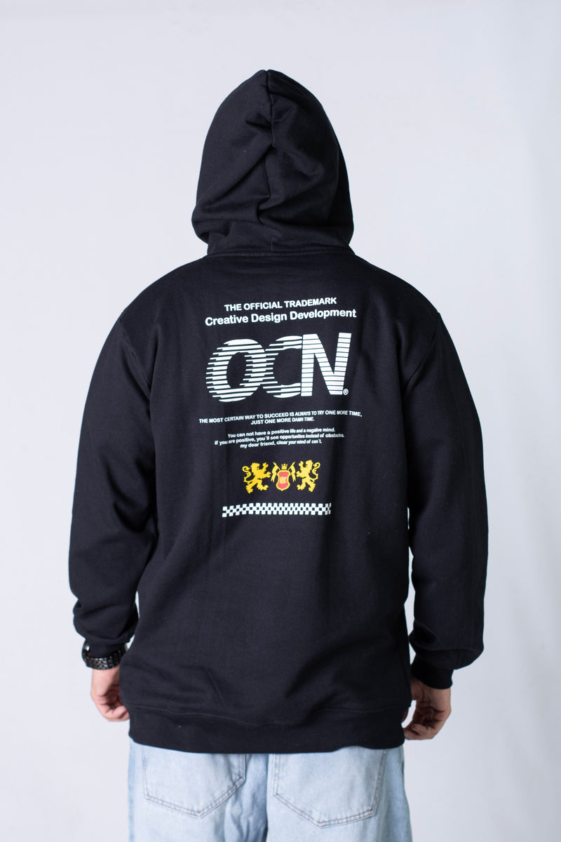 Buzo Ocn H Canguro Original Negro L2