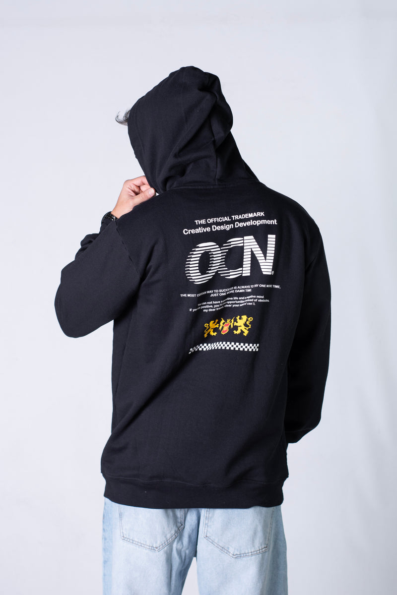 Buzo Ocn H Canguro Original Negro L2