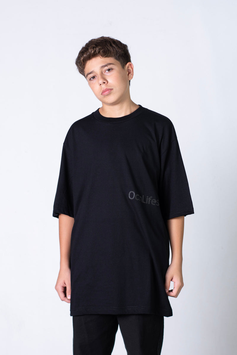 Remera Ocn Rmc H Basic Code Oversize Relax Negro 139