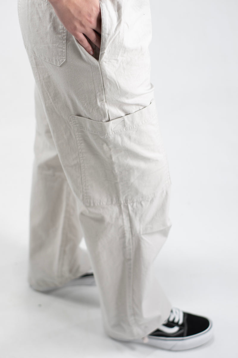 Pantalon Ocn H Oslo Blanco Cargo