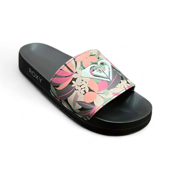 Ojotas Roxy Slippy Platform Print Negro (PRT)