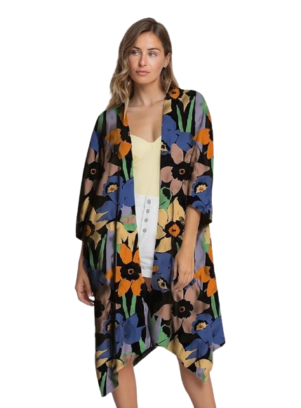 Kimono Roxy Mujer Kora Multicolor