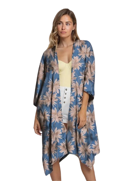 Kimono Roxy Mujer Kora Caleste