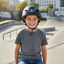 Casco Stark Kids Street Black