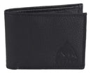 Billetera Burton Cuero Mountain Negro