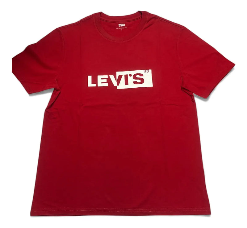 Remera Levis Divided Rojo