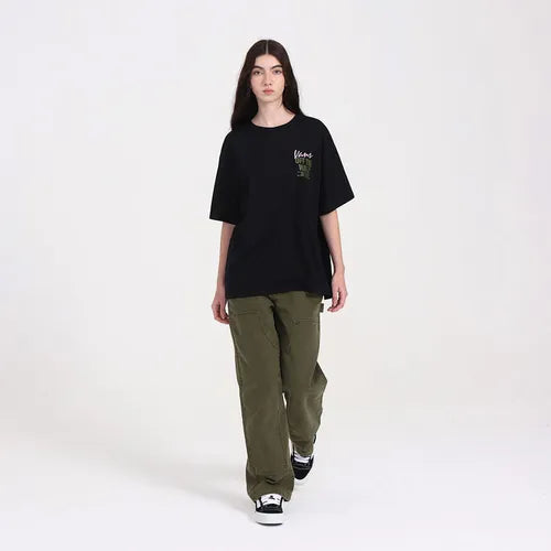 Remera Vans  M Lady Wall Outsized SS ( Negro)