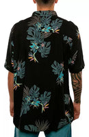 Camisa Quiksilver Hombre Mc The Floral Negro
