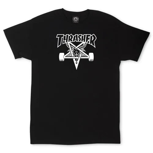 Remera Thrasher SkateMag Negro