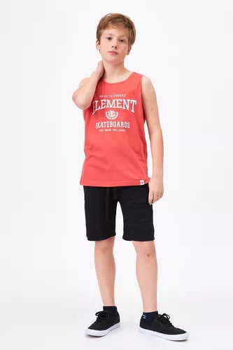 Musculosa Element Victory Singlet Kids Ladrillo