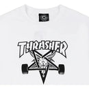 Remera Thrasher Skategoat Blanco