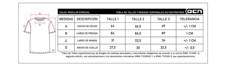 Remera Ocn Plus Size / Talle Especial Arboleda 179