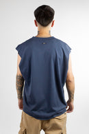 Musculosa Etnies H 1986 Tank Drk Denim Azul Oversize