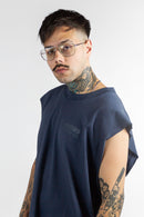 Musculosa Etnies H 1986 Tank Drk Denim Azul Oversize