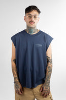 Musculosa Etnies H 1986 Tank Drk Denim Azul Oversize