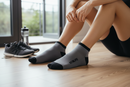 Medias Ocn Clasico Gris/Negro
