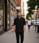 Camisa Ocn Grooved Negro