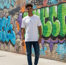 Remera King Of Art Houston Blanco