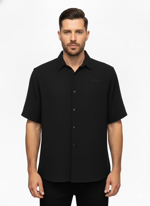 Camisa Ocn Grooved Negro
