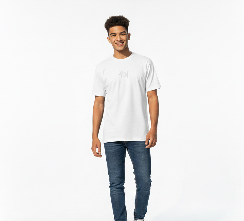 Remera King Of Art Houston Blanco