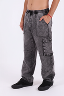 Pantalon Independet Baggy Stone Cargo Gris Oxido
