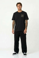 Remera Rvca Hawaii Negro