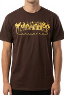 Remera Thrasher Pigeon Mag Marron