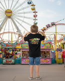 Remera Santa Cruz Kids Print Negro