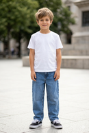 Jean Rip Curl Kids Baggy Vintage Azul