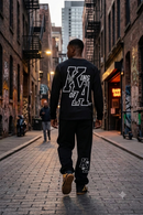 Remera Manga Larga King Of Art Haven Negro