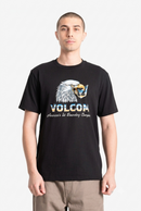 Remera Volcom American Steel Negro